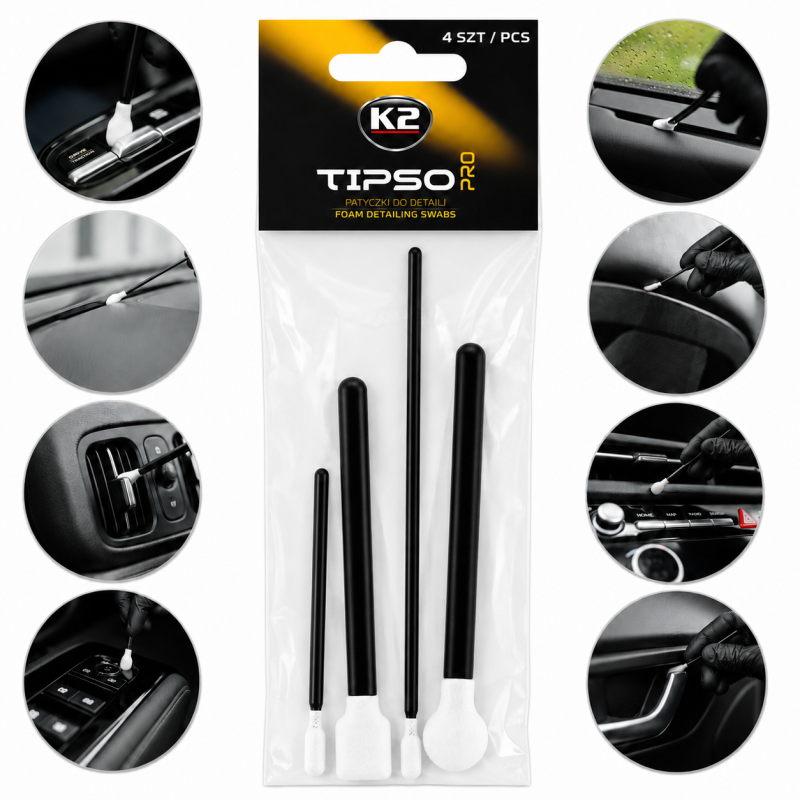 K2 Tipso Pro Sisustanpuhdistus sudit 4KPL