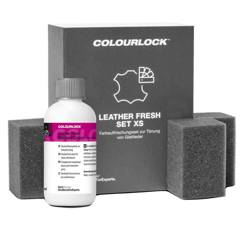 COLOURLOCK Leather Fresh Set XS Black Musta