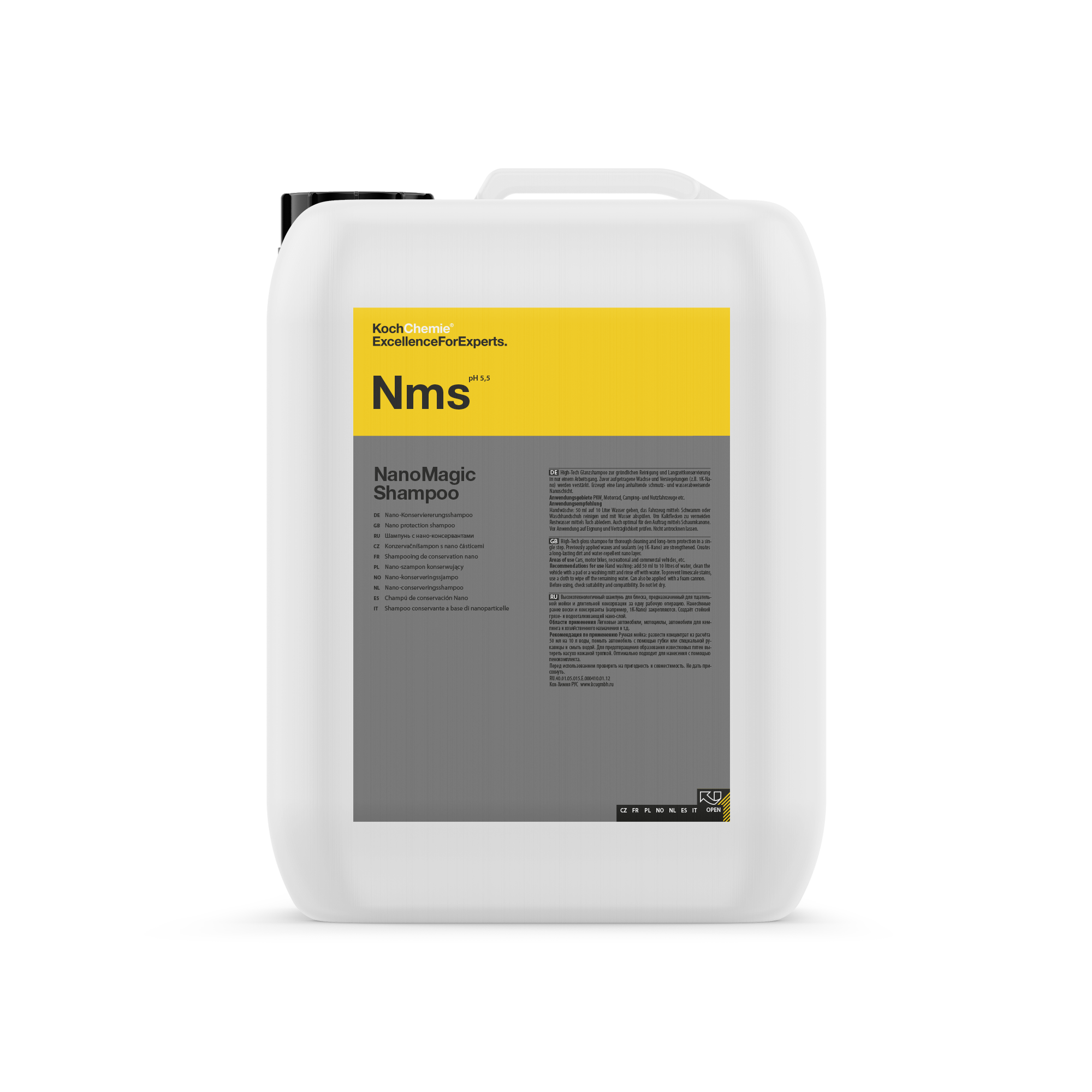 Koch-Chemie NanoMagic Shampoo 10L Suojaava Autoshampoo