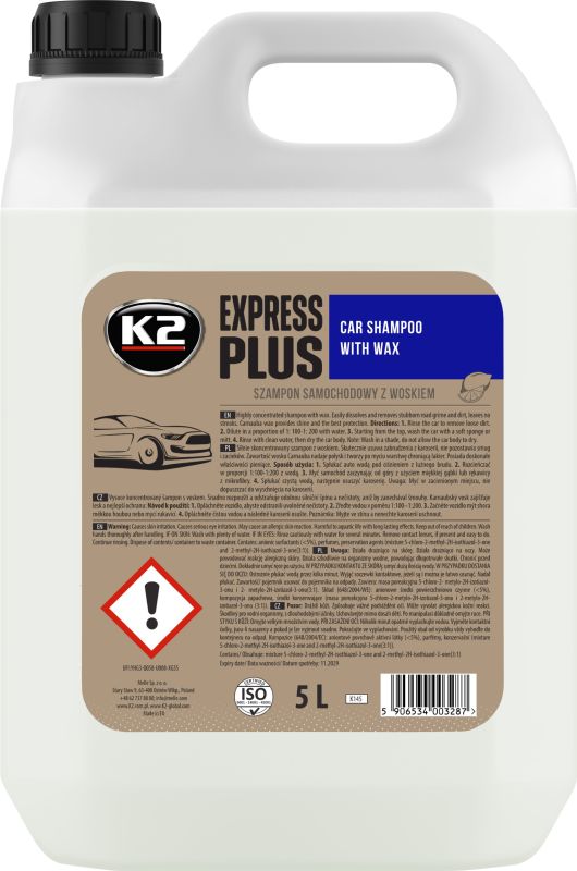 K2 Express plus autoshampoo