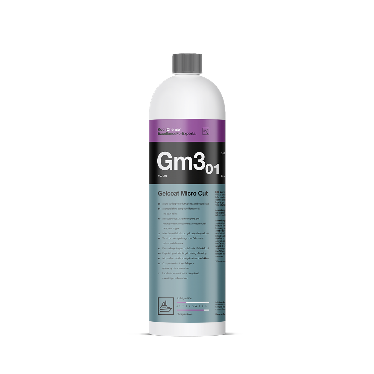Koch-Chemie Gelcoat Micro Cut Gm3.01 1L Veneen kiillotusaine
