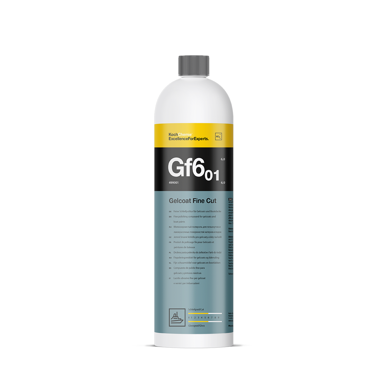 Koch-Chemie Gelcoat Fine Cut Gf6.01 1L Veneen kiillotusaine