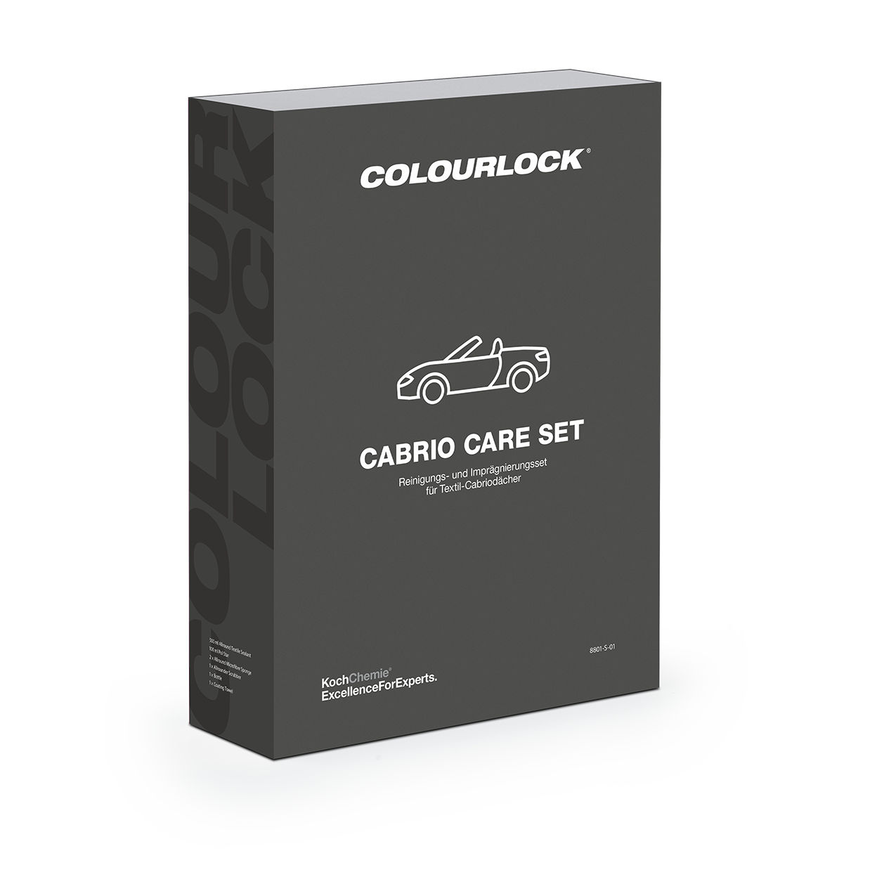 COLOURLOCK Cabrio Care Set Kangaskaton puhdistus ja suojaussarja avoautoille