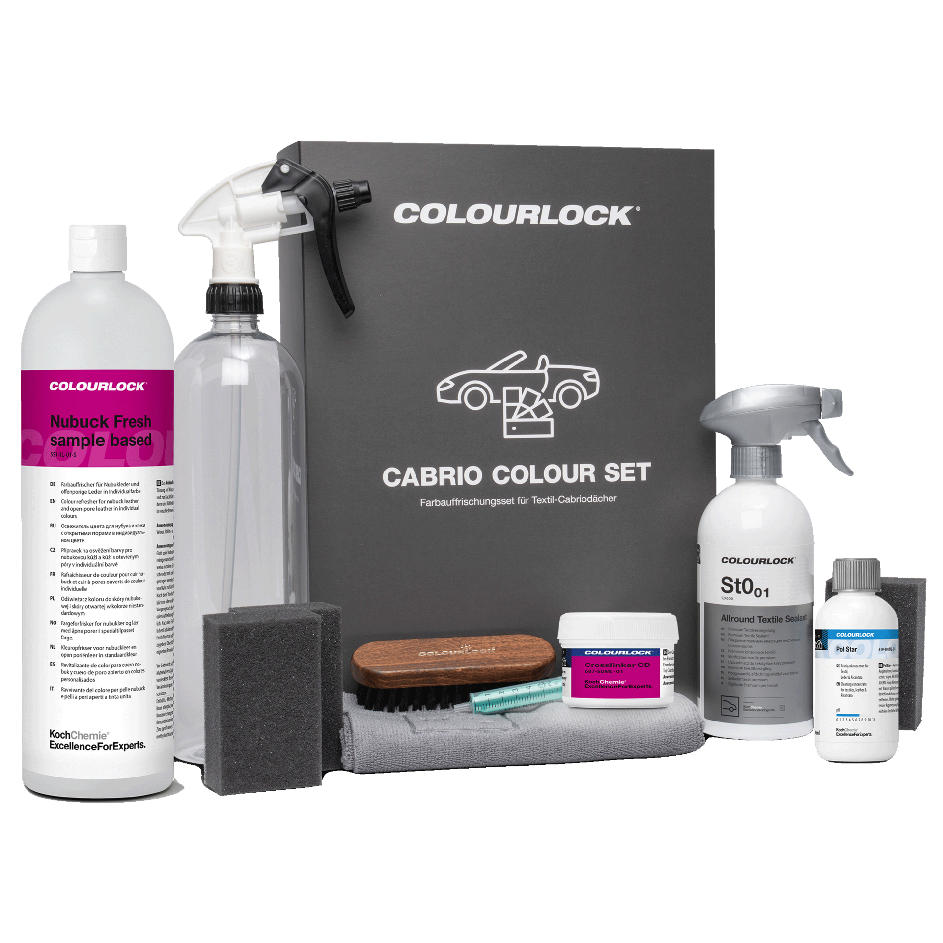COLOURLOCK Cabrio Colour Set musta maalaussarja