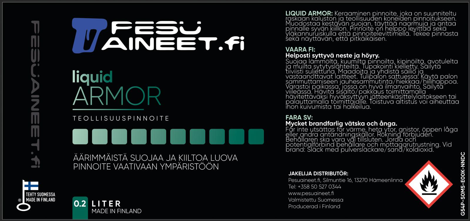 Liquid Armor Teollisuuspinnoite 200ML