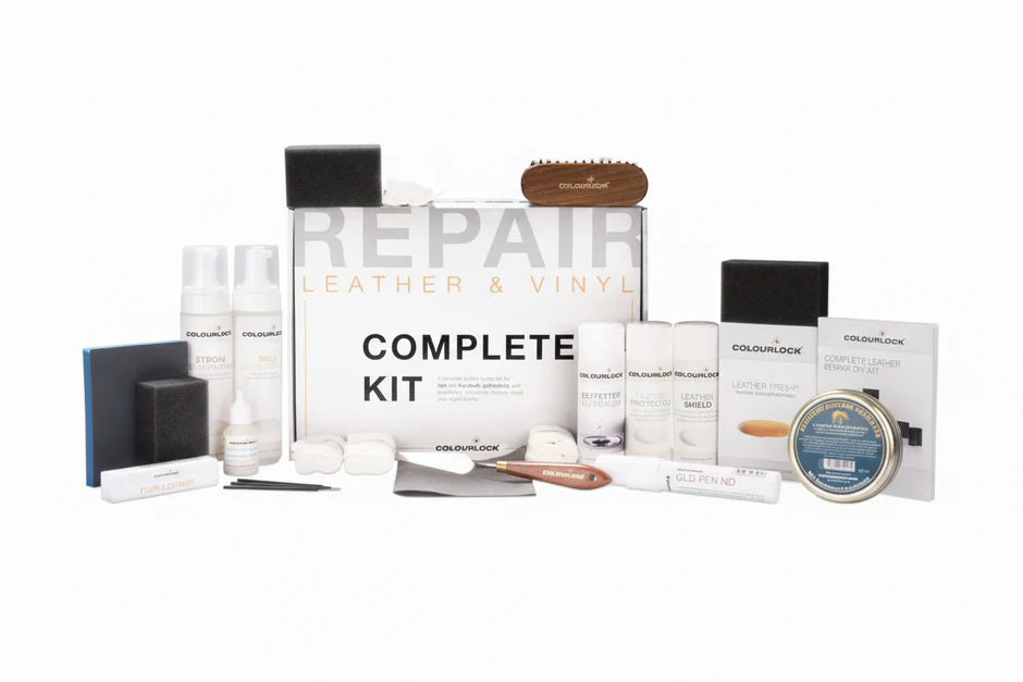 Colourlock Complete kit Mustan Nahkavethoilun Korjaussarja